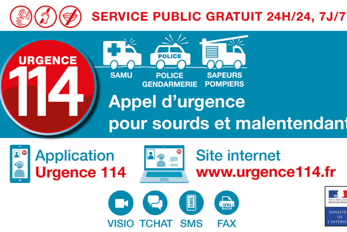 114, appel d'urgence pour sourds et malentendants