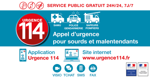 114, appel d'urgence pour sourds et malentendants